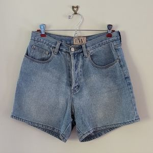 Vintage denim high waist short
